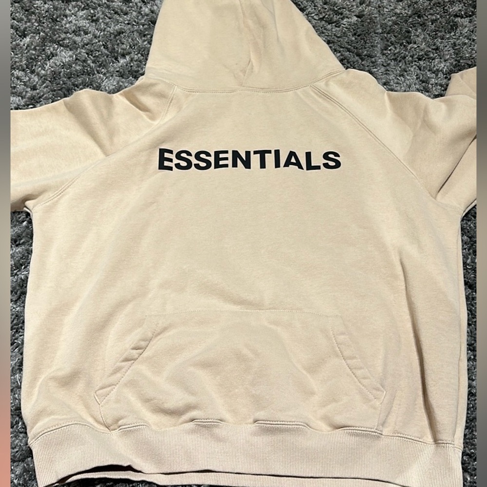Essentials tan hoodie
